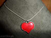 COLOR with pendant red heart