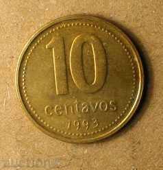 10 tsentavos Argentina 1993