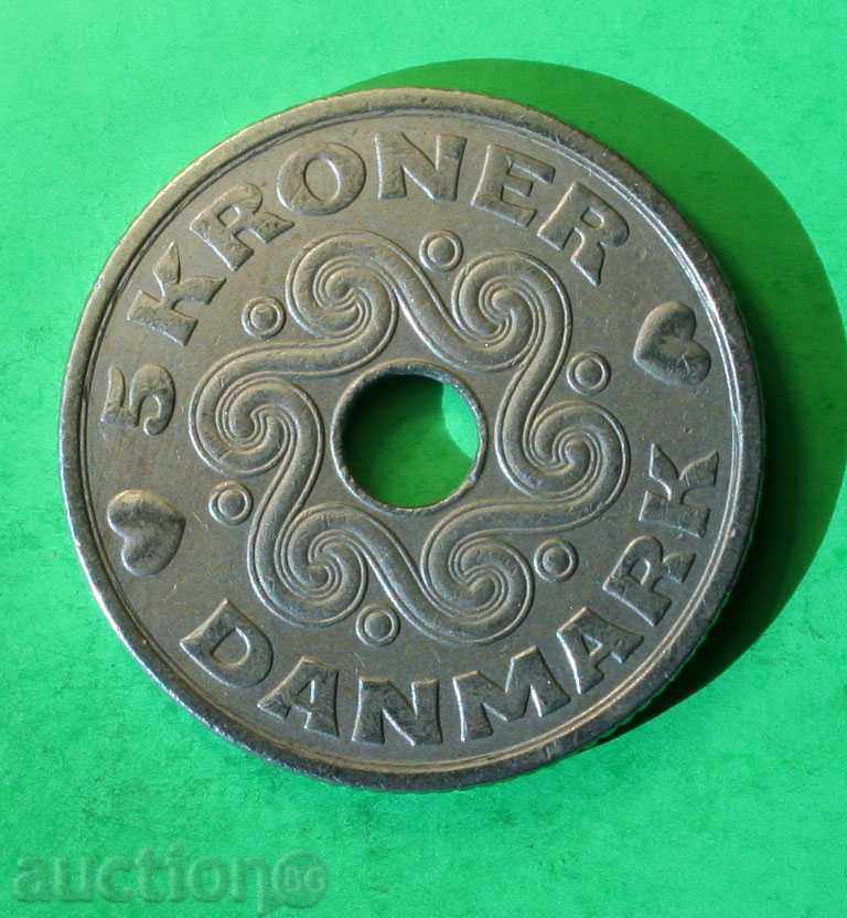 5 coroane Danemarca 1994 cu preț € 0.82 | 1.60 BGN