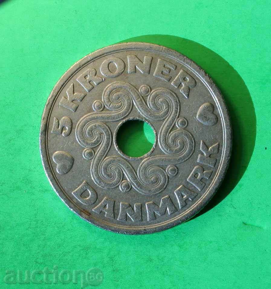 5 крони  Дания  1990 с цена € 0.72 | 1.41 лв.