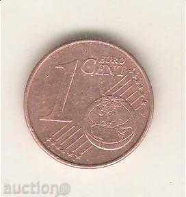 Германия  1  евроцент  2004 г. J