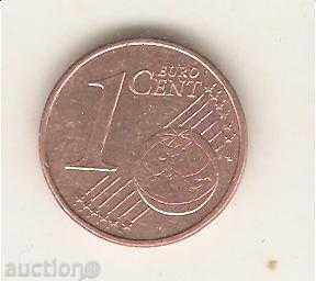 Германия  1  евроцент  2008 г. D