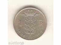 +Белгия  1  франк  1973 г. френска легенда