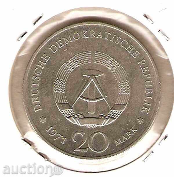 20 GDR anniversary marks with price 14.50 BGN | € 7.41 20 GDR anniversary marks with price 14.50 BGN | € 7.41