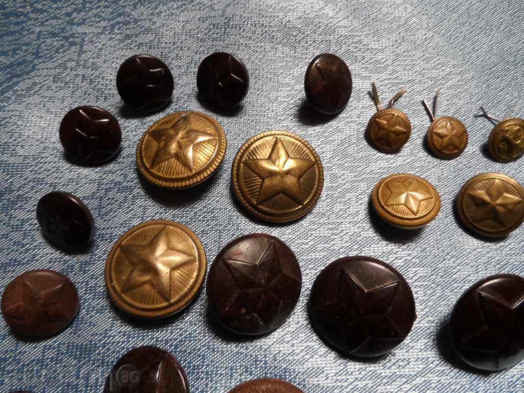 Licitație Lot de nasturi vechi - 33 buc. Licitație Lot de nasturi vechi - 33 buc.