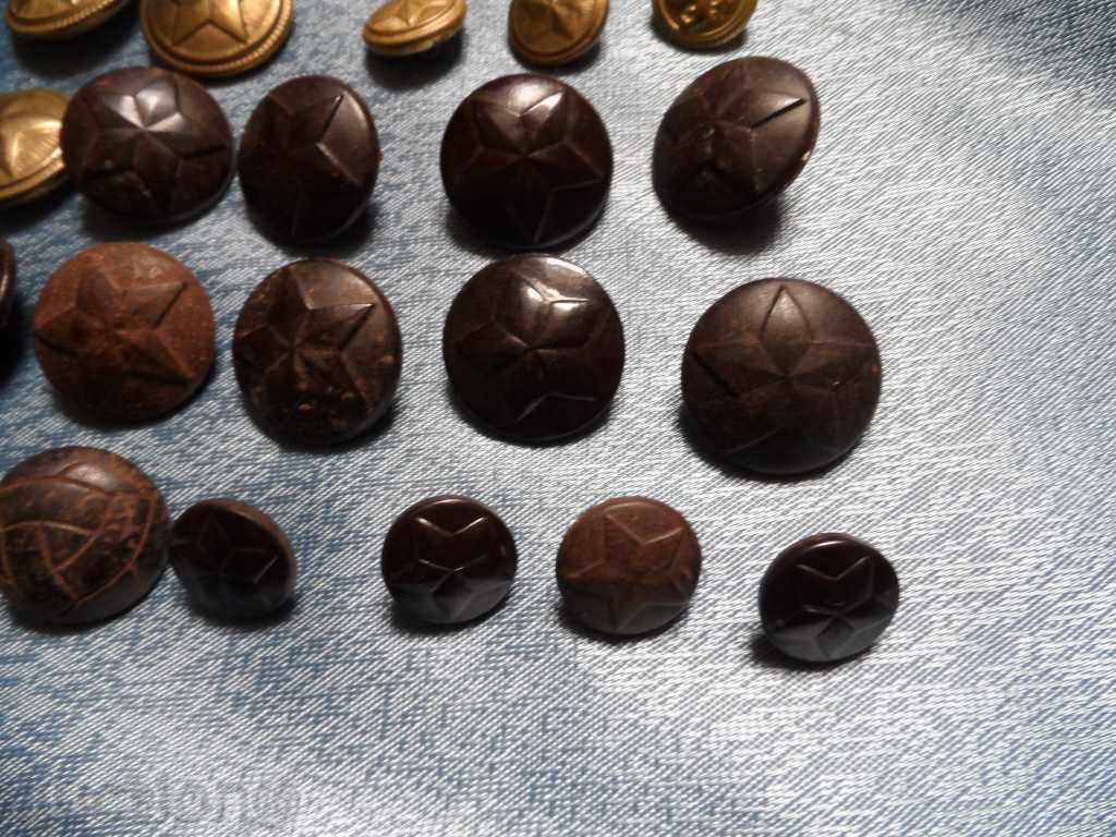 Lot de nasturi vechi - 33 buc. - 5 Lot de nasturi vechi - 33 buc. - 5