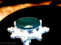 *$*Y*$* ПРЪСТЕН С ГОЛЯМ ЕСТЕСТВЕН СМАРАГД *$*Y*$*