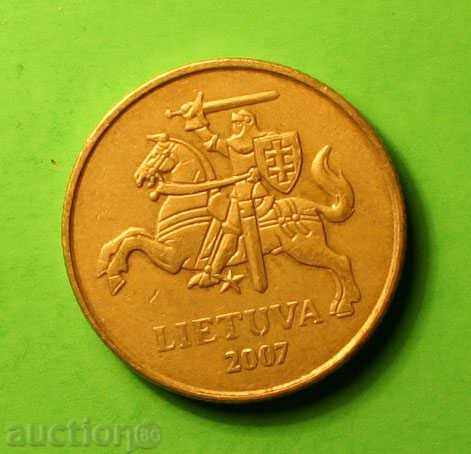 20 de cenți 2007 Lituania -1 cu preț € 0.41 | 0.80 BGN
