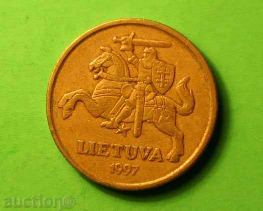 20 cenți 1997 Lituania -1 cu preț € 0.36 | 0.70 BGN