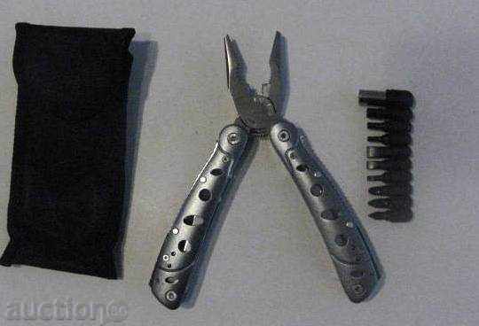 KNIFE - Multifunction tool set 11 in 1 + case