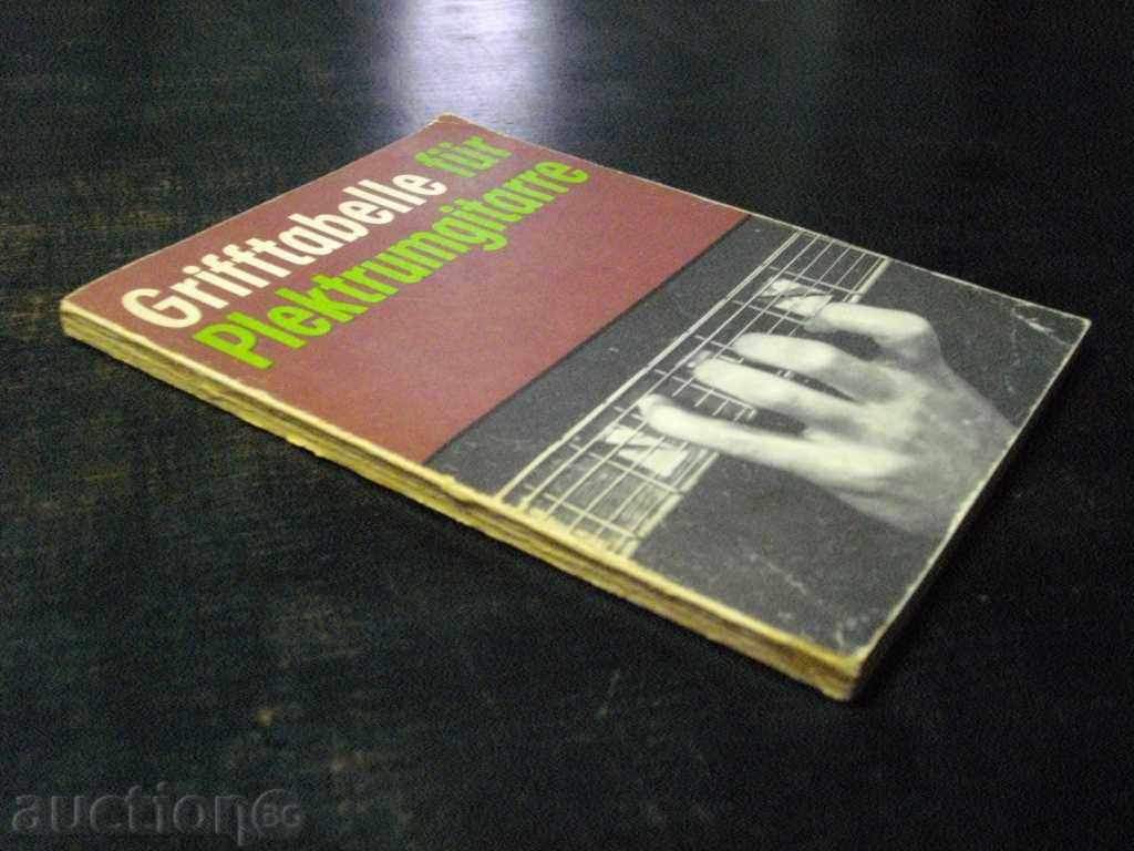The book "Grifftabelle fur Plektrumgiarre-Jurgen Kliem" -128 pp - 7 The book "Grifftabelle fur Plektrumgiarre-Jurgen Kliem" -128 pp - 7