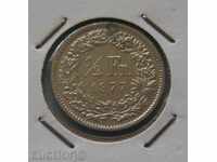 Швейцария 1/2 франк 1977г.
