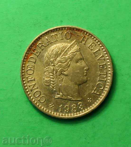 5 rappelling Elveția 1983 cu preț € 0.26 | 0.51 BGN