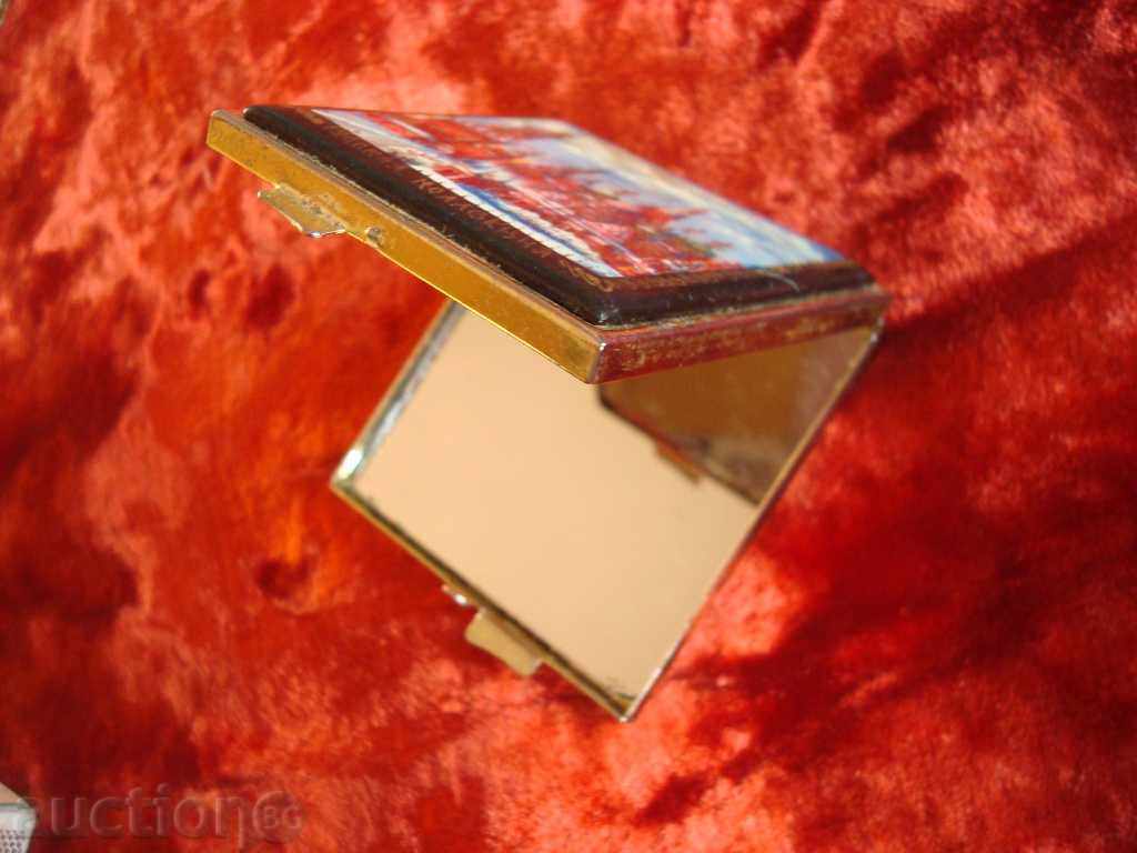 Double mirror with painted view USSR, Moscow 60 / 60mm. with price 19.95 BGN | € 10.20 Double mirror with painted view USSR, Moscow 60 / 60mm. with price 19.95 BGN | € 10.20