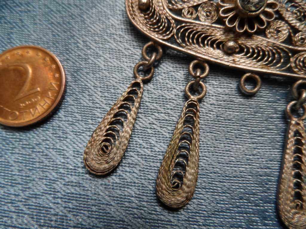 old silver brooch - FILIGRAN - 5 old silver brooch - FILIGRAN - 5