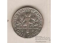 1 US dime 1988 D