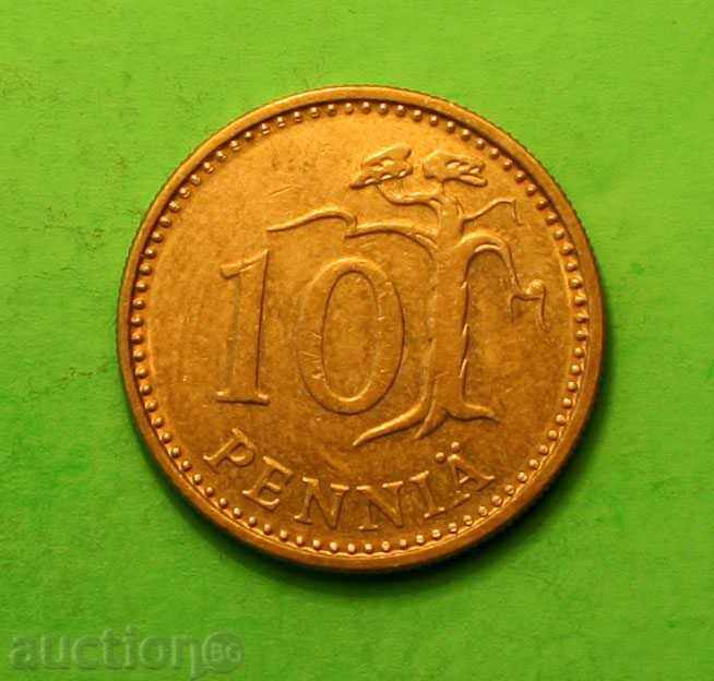 10 pennies 1982 Finland