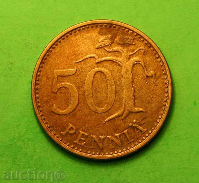 50 penny 1977 Finland