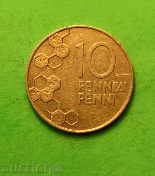 10 penny 1990 Finland
