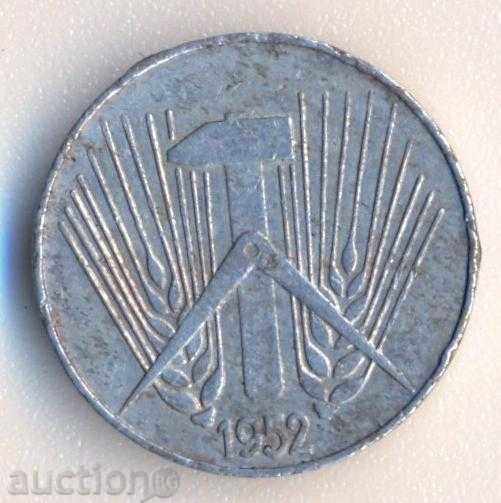 GDR 5 pfenigi 1952 cu preț € 1.28 | 2.50 BGN
