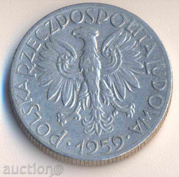 Poland 5 zloty1959 year with price € 0.64 | 1.25 BGN