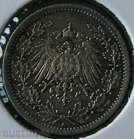 1/2 mark 1915 A, Germany-Empire with price 8.00 BGN | € 4.09 1/2 mark 1915 A, Germany-Empire with price 8.00 BGN | € 4.09