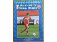 Program de fotbal Serbia-Danemarca (juniori), 2011