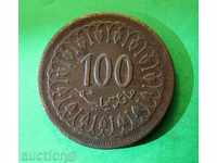 100 milimes 1983 Tunisia