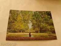 Пощенска картичка с. Баня Кът от парка 1974