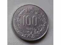 100 нови песос 1989 Уругвай