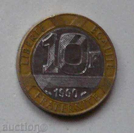 10 франка 1990 Франция
