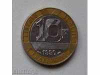 10 franci 1990 Franța