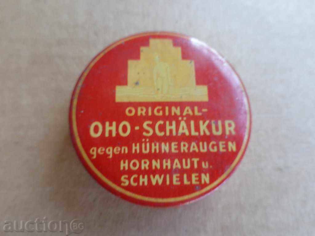 Old metal box for pomades, cream with price 28.00 BGN | € 14.32