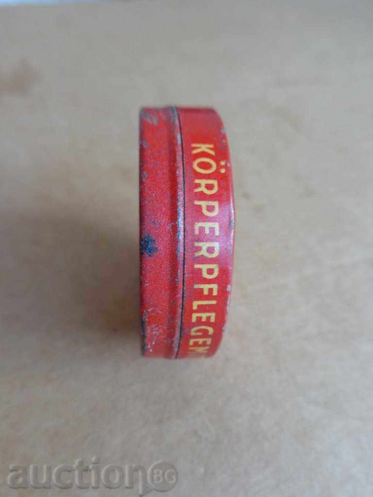 Old metal box for pomades, cream - 5