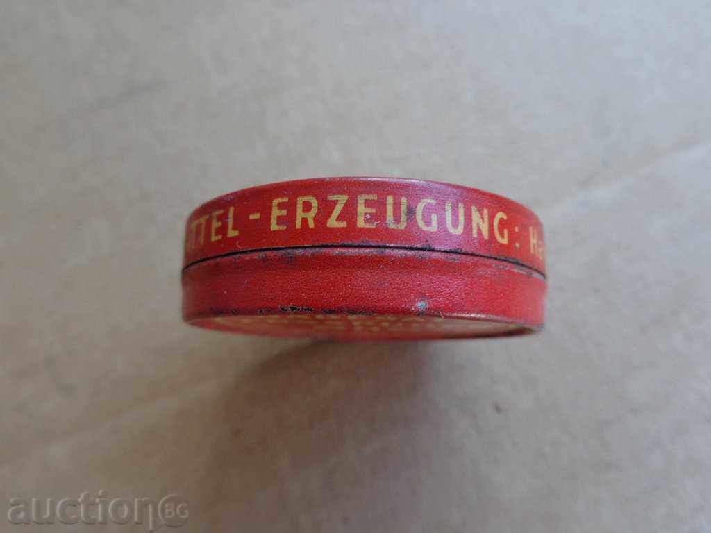 Old metal box for pomades, cream - 6