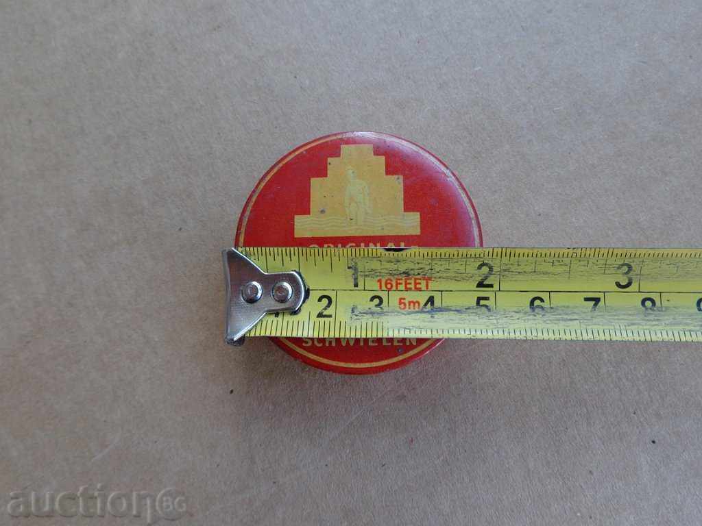 Old metal box for pomades, cream - 7