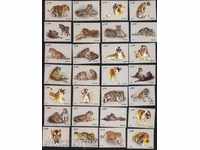 Чисти марки Тигри 2011 от Малави