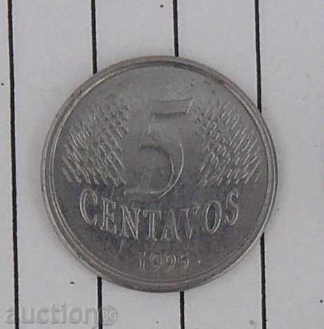 5 tsentavos 1995 Brazilia