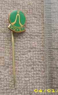 VUVET badge green with bronze