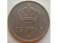 Spania 25 pesetas 1977
