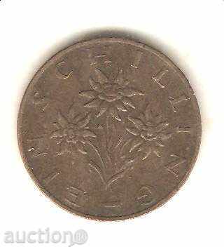 + Austria 1 shilling 1972 with price 0.40 BGN | € 0.20