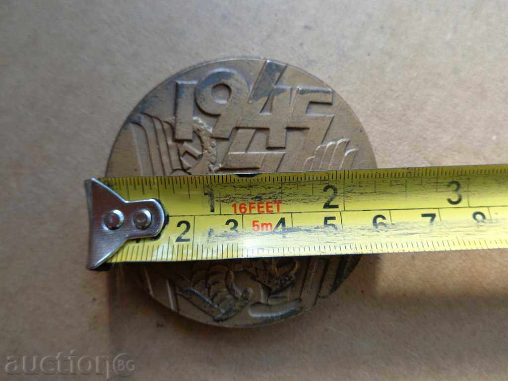 Jubilee bronze plaque, medal, sign, 30 years of victory - 7 Jubilee bronze plaque, medal, sign, 30 years of victory - 7