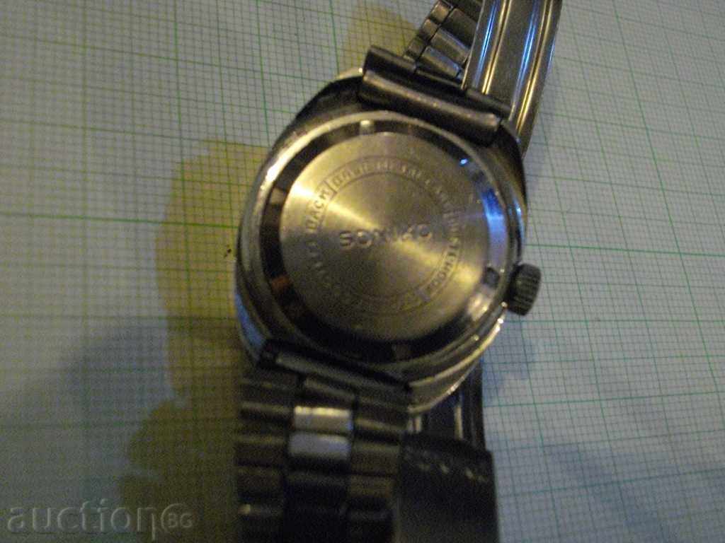 Auction Clock "SONIKO" mechanical ladies winding working Auction Clock "SONIKO" mechanical ladies winding working