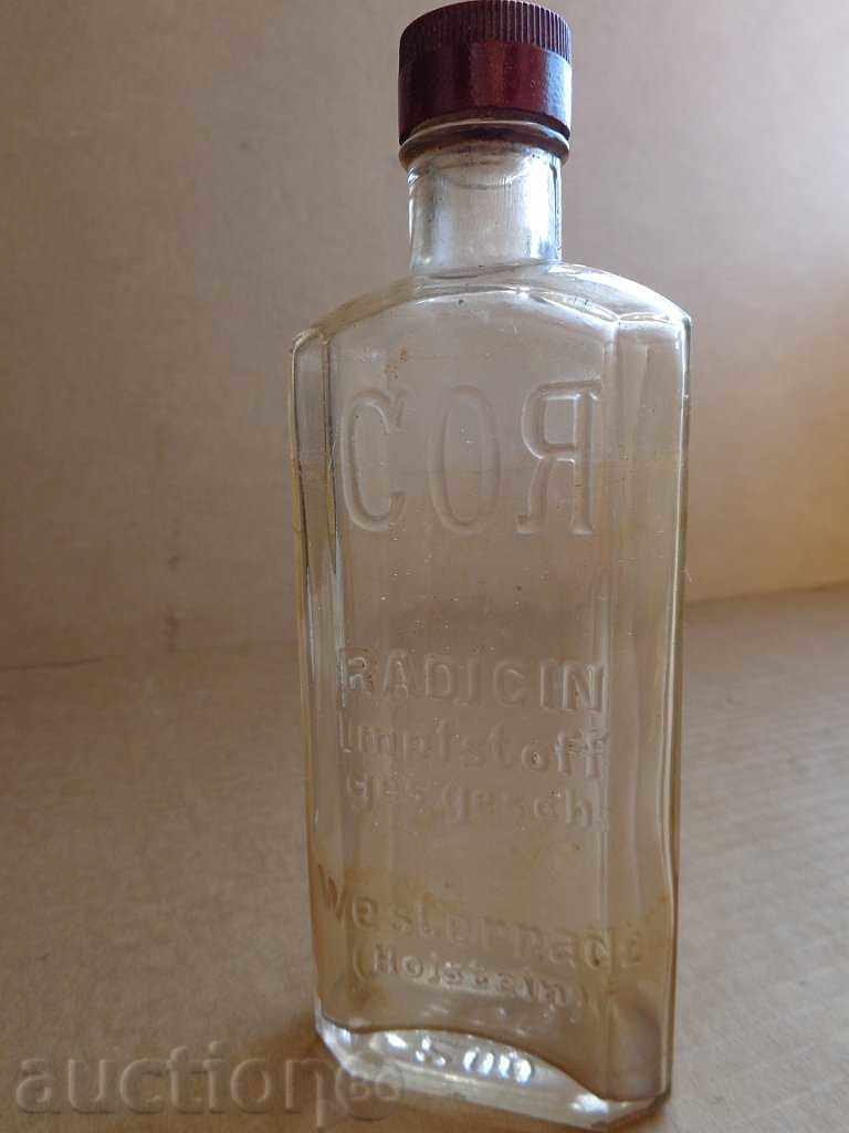Стара бутилка, шише, шишенце от соево масло