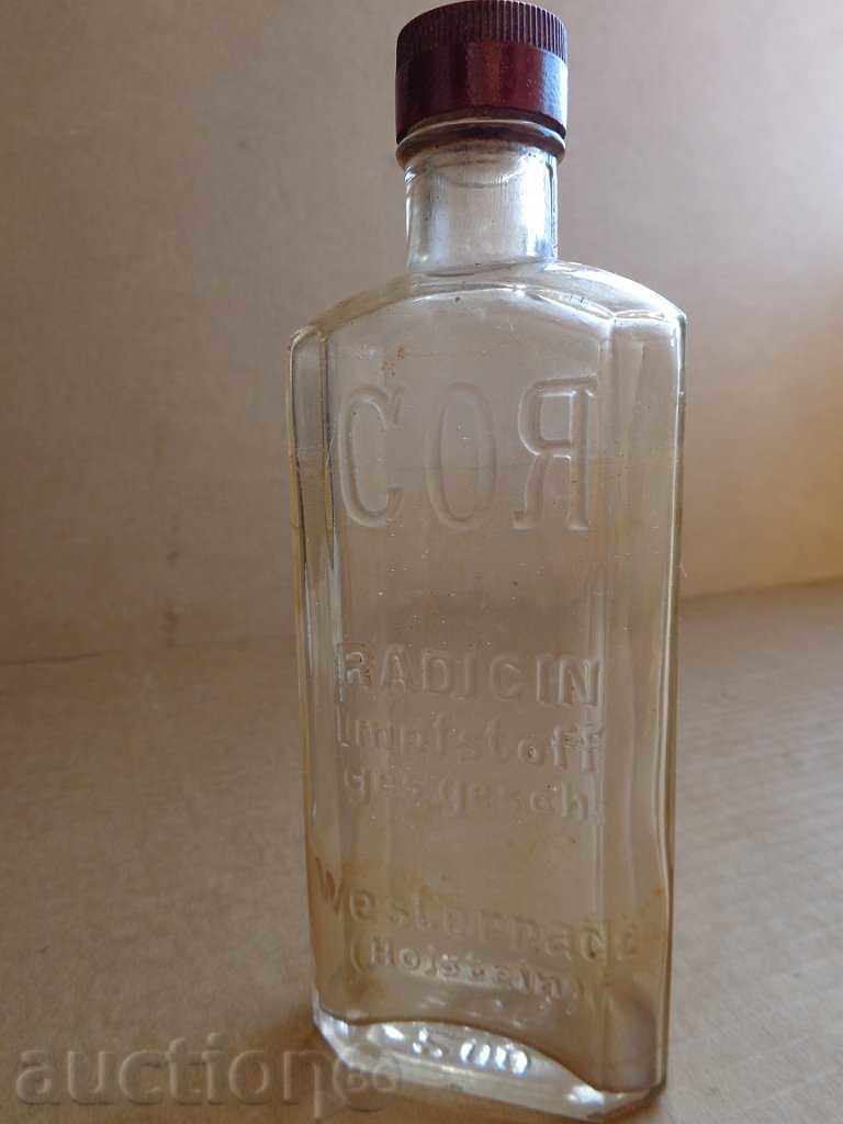 An old bottle, a bottle, a soybean bottle