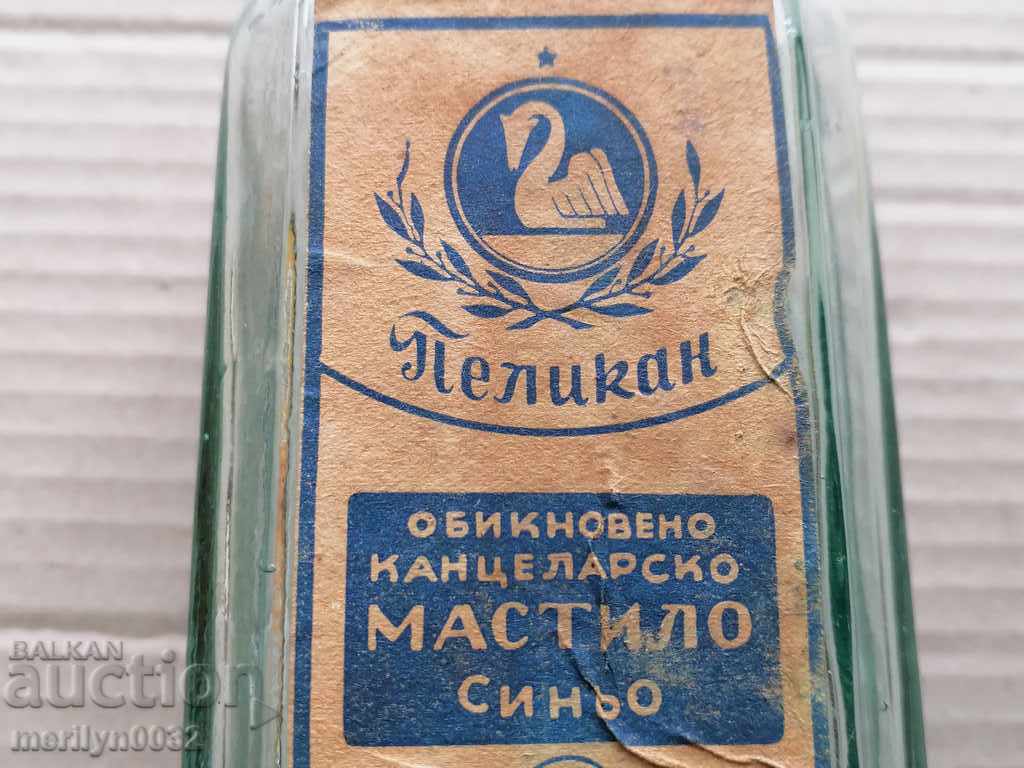 Доставка на Шише за мастило ПЕЛИКАН, бутилка, ранен соц Доставка на Шише за мастило ПЕЛИКАН, бутилка, ранен соц