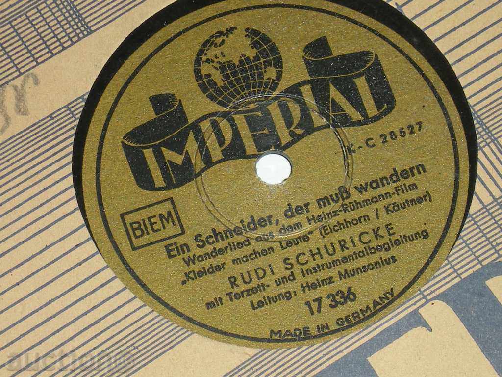 Auction I sell an old gramophone plate. Extremely rare !!!!! Auction I sell an old gramophone plate. Extremely rare !!!!!