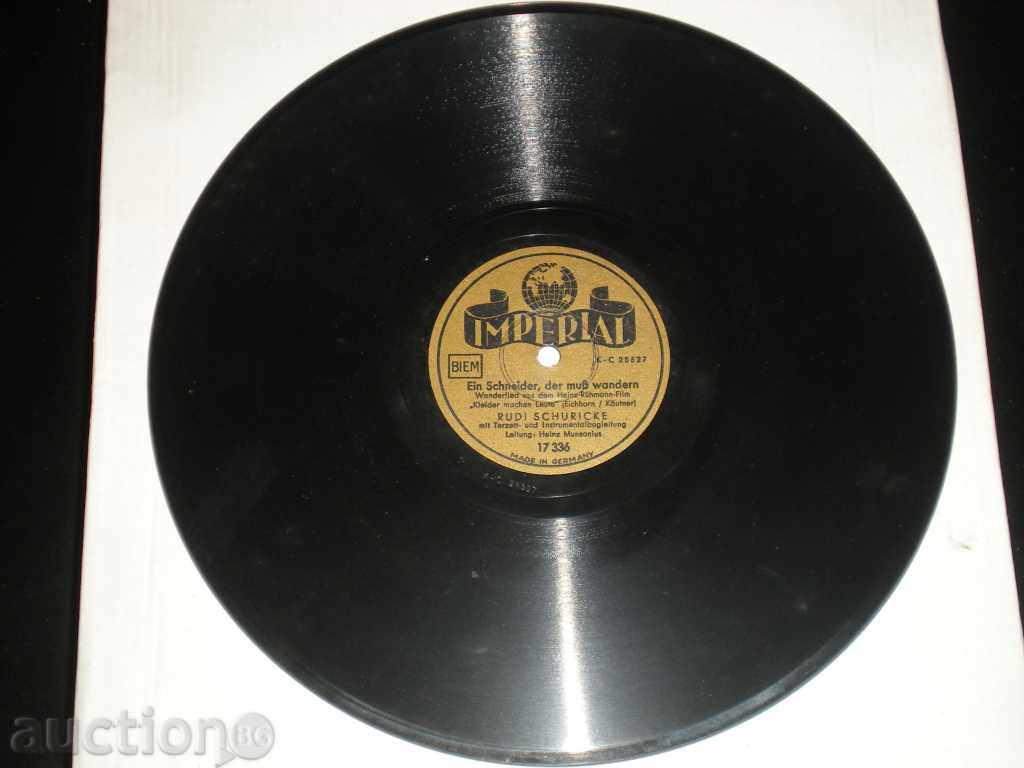 I sell an old gramophone plate. Extremely rare !!!!! - 6 I sell an old gramophone plate. Extremely rare !!!!! - 6