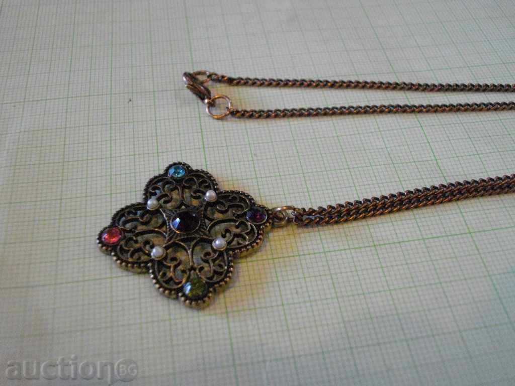 pandantiv ajurat cu pietre de bronz cu Pomedneno sindzhircheto - 5 pandantiv ajurat cu pietre de bronz cu Pomedneno sindzhircheto - 5