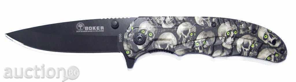 Folding knife BOKER PLUS 96/210 / Skulls /